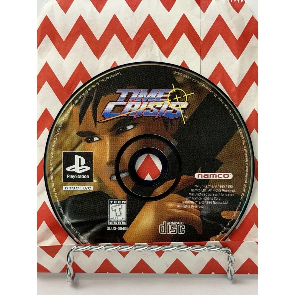Time Crisis PS1 (Sony PlayStation 1, 1995) Game Disc Only